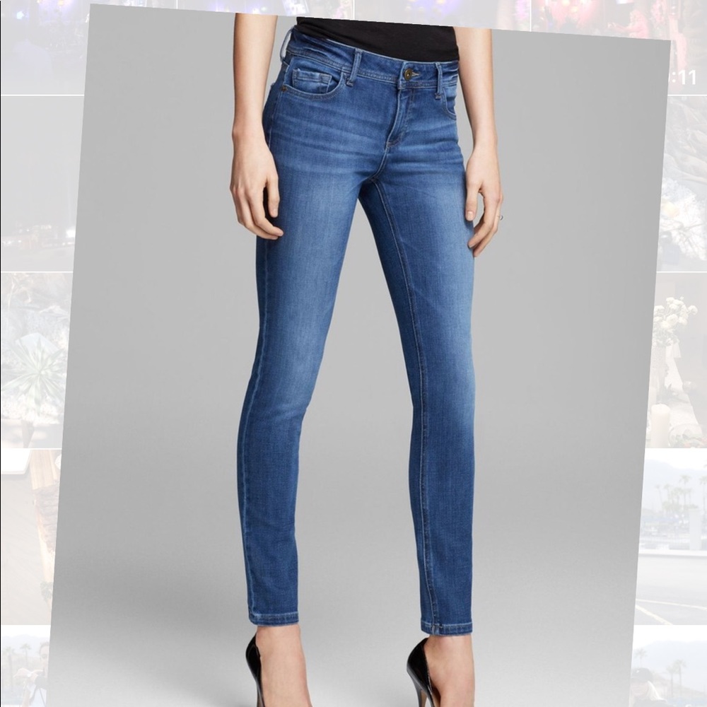 DL1961 Florence Instasculpt skinny in Pacific
